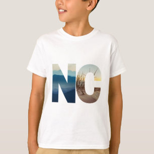 T-shirt Plage de Caroline du Nord NC pour le voyage en mon