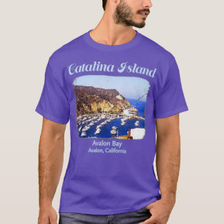 T-shirt Plage de Catalina Island Avalon Bay en Californie