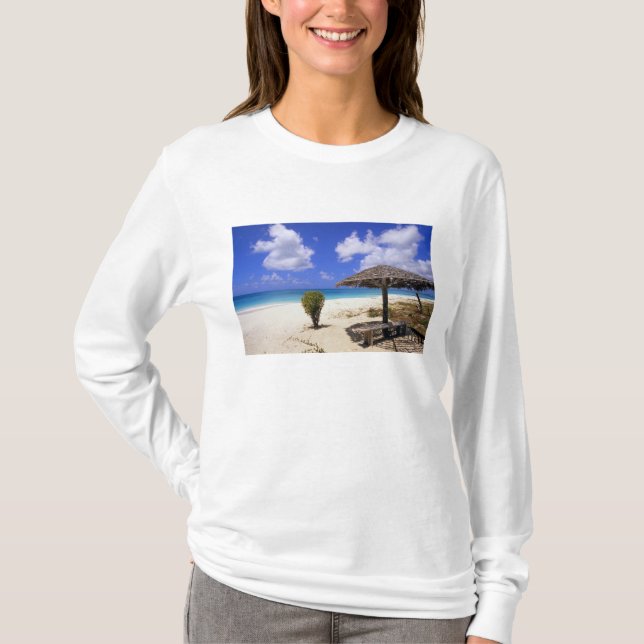 T-shirt Plage de Coco Point, Barbuda, Antigua (Devant)