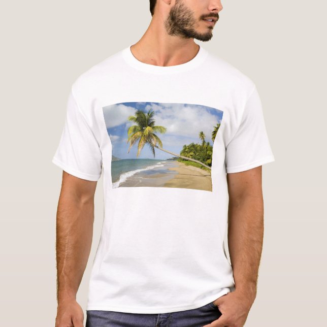 T-shirt Plage de Coconut Grove à Cades Bay, avec St. 2 (Devant)