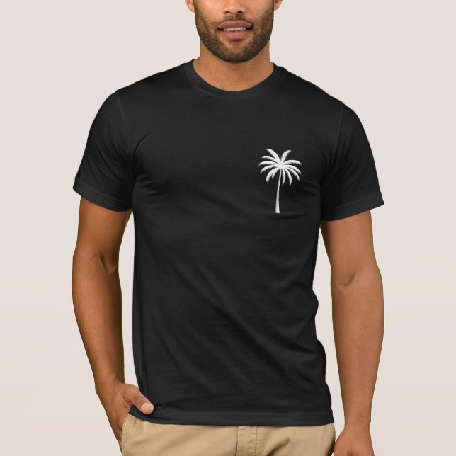 T-shirt Plage de coucher de soleil de vacances d'été frais (Devant)