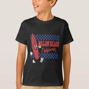 T-shirt Plage de Dillon Californie Surfeur Rétro Vintage P
