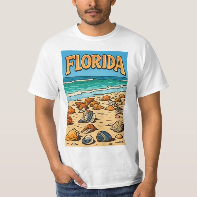 T-shirt "Plage de Floride"   (Devant)