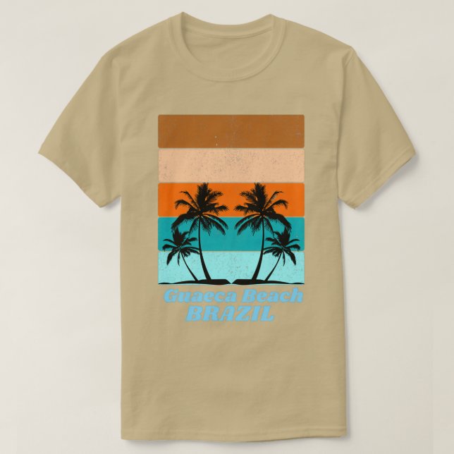 T-shirt Plage de Guaeca pour les amateurs de vacances baln (Design devant)