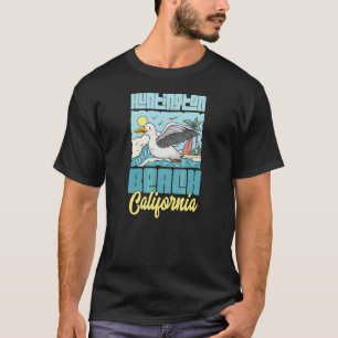 T-shirt Plage de Huntington Beach Californie Vacances Moue