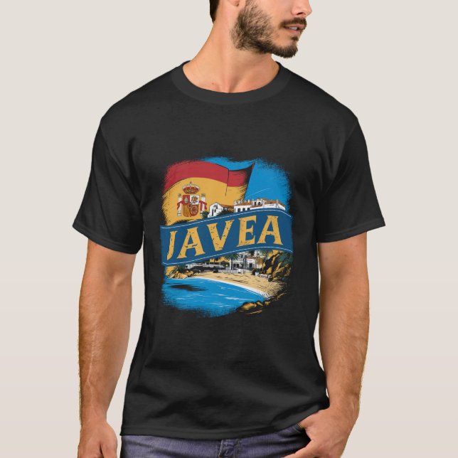 T-shirt Plage de Javea Espagne (Devant)