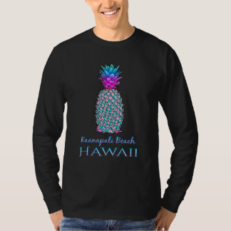 T-shirt Plage de Kaanapali Hawaii Vacances d'été Ananas