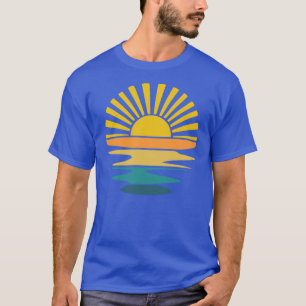 T-shirt Plage de lever du soleil Vie