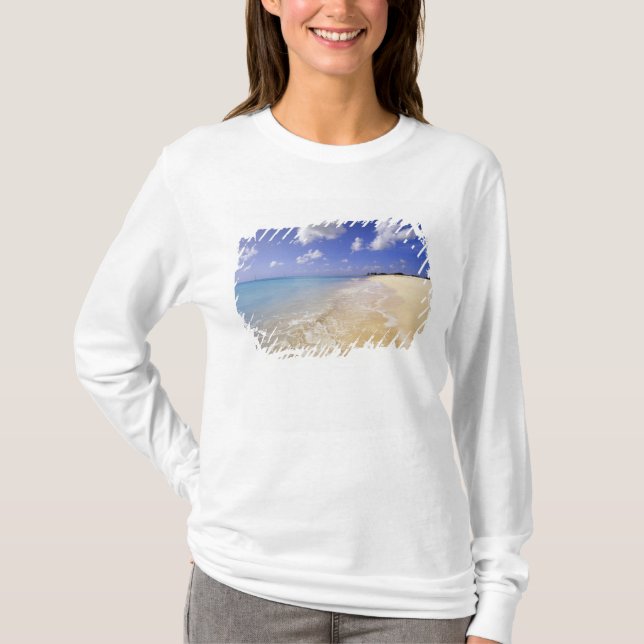 T-shirt Plage de Low Bay, Barbuda, Antigua (Devant)