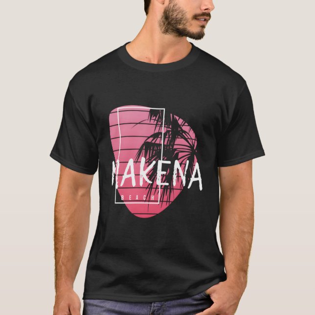 T-shirt Plage de Makena (Devant)