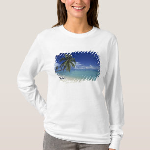 T-shirt Plage de Matira sur l'île de Bora Bora,