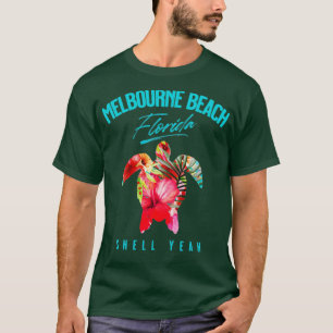 T-shirt Plage de Melbourne Floride Hibiscus tropicaux Fleu