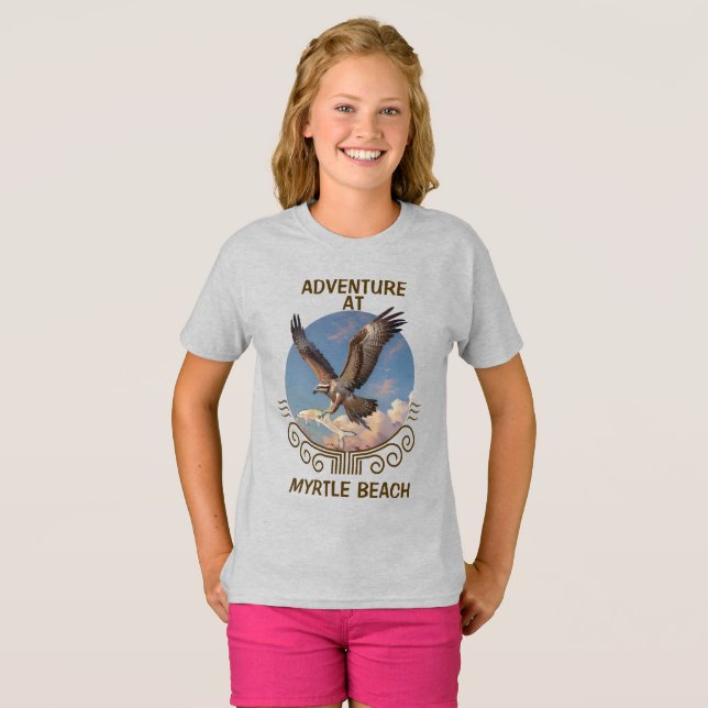 T-shirt Plage de Myrtle (Devant entier)