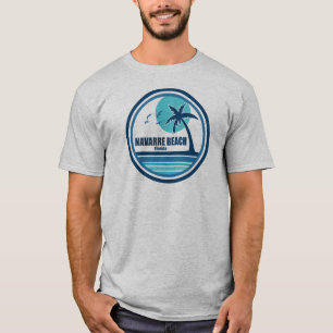 T-shirt Plage de Navarre Floride Palmiers Oiseaux