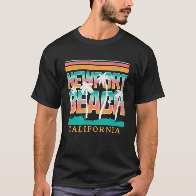 T-shirt Plage de Newport (Devant)