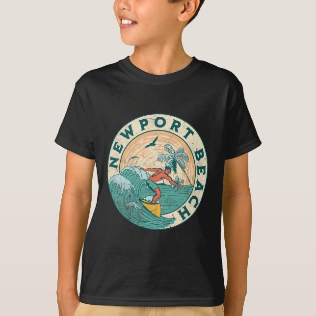 T-shirt Plage de Newport _6  (Devant)