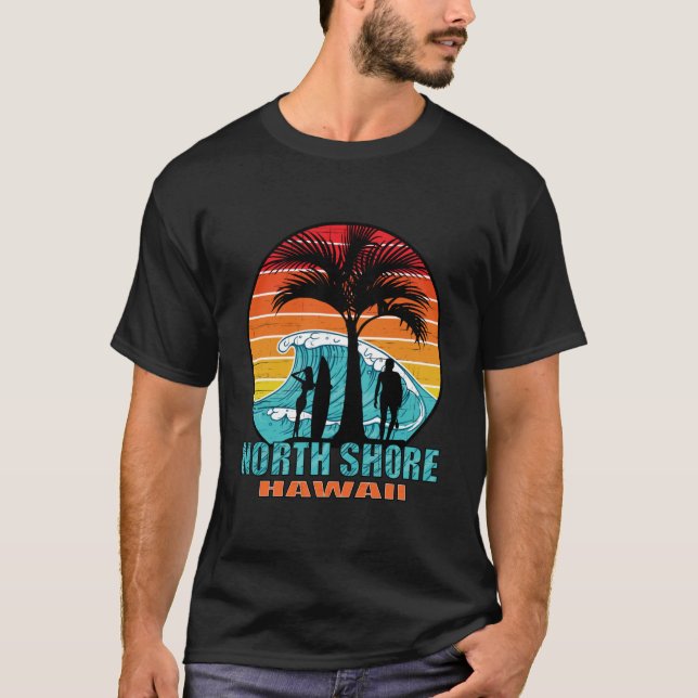 T-shirt Plage de North Shore Hawaii (Devant)