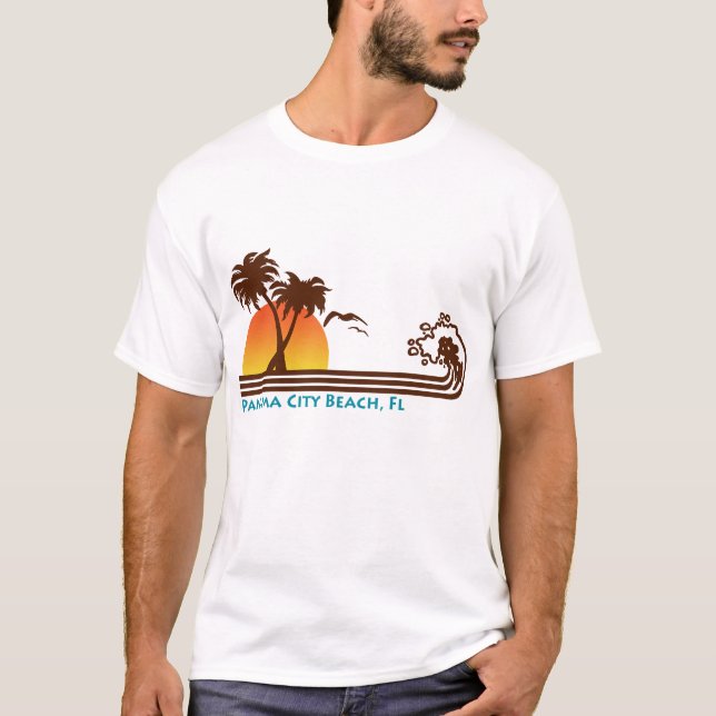 T-shirt Plage de Panama City (Devant)