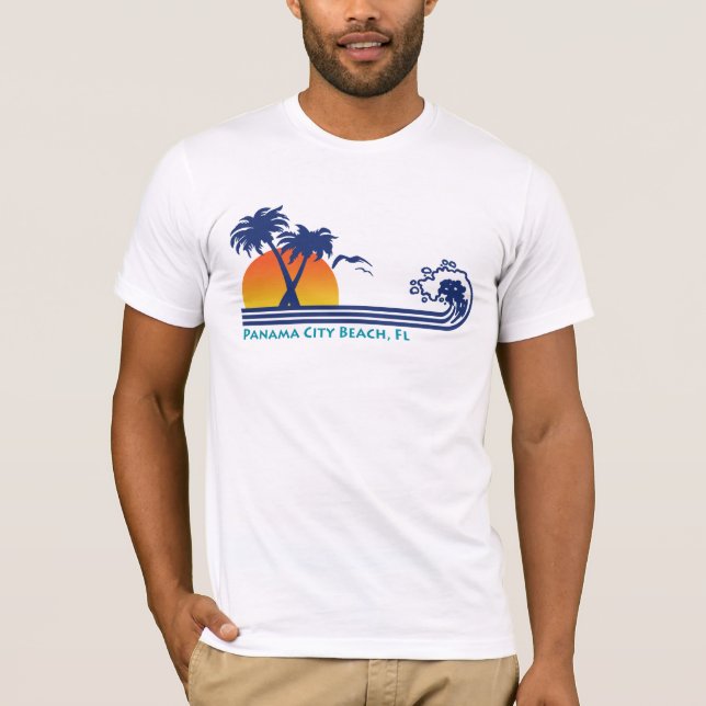 T-shirt Plage de Panama City (Devant)