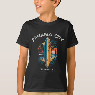 T-shirt Plage de Panama City Floride Hommes Femmes Surf