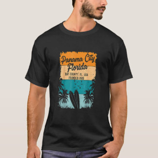 T-shirt Plage de Panama City Playa Floride FL Souvenirs de