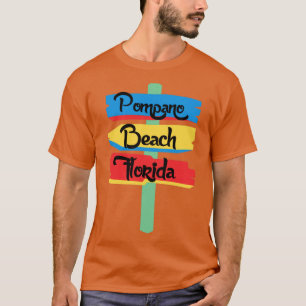 T-shirt plage de pompano