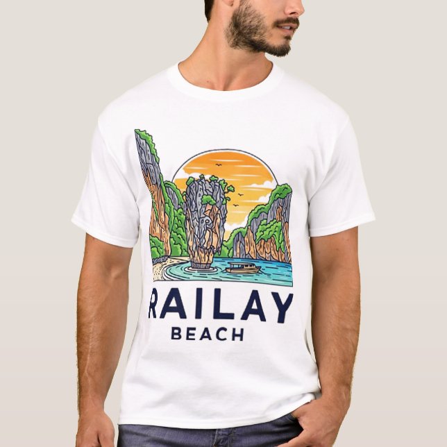 T-shirt Plage de Railay (Devant)