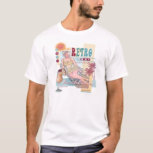 T-shirt Plage de REDretro (Devant)