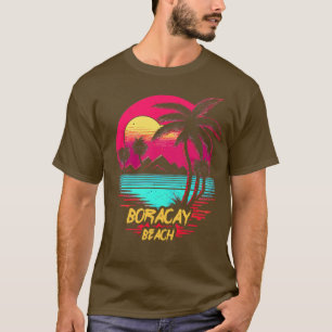 T-shirt Plage de Retrowave Boracay