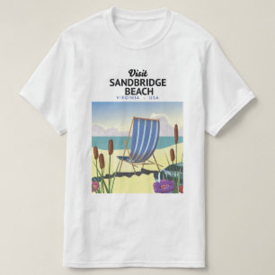 T-shirt Plage de Sandbridge Virginie États-Unis,