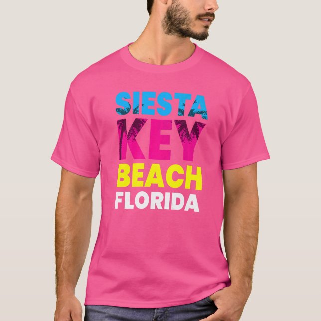T-shirt Plage de Siesta Key Floride Souvenir de vacances C (Devant)
