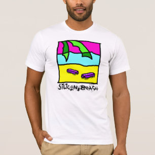 T-shirt Plage de silicium
