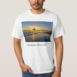 T-shirt plage de Sunset@Huntington, CA