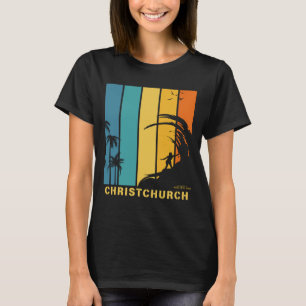 T-shirt Plage de surf Christchurch Canterbury Nouvelle-Zél