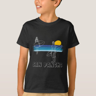 T-shirt Plage de surf de San Pancho surfeur fille