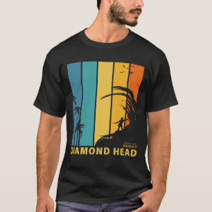 T-shirt Plage de surf Diamond Head Honolulu Hawaï