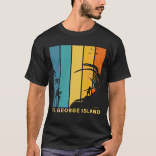T-shirt Plage de surf St. George Island Bahamas