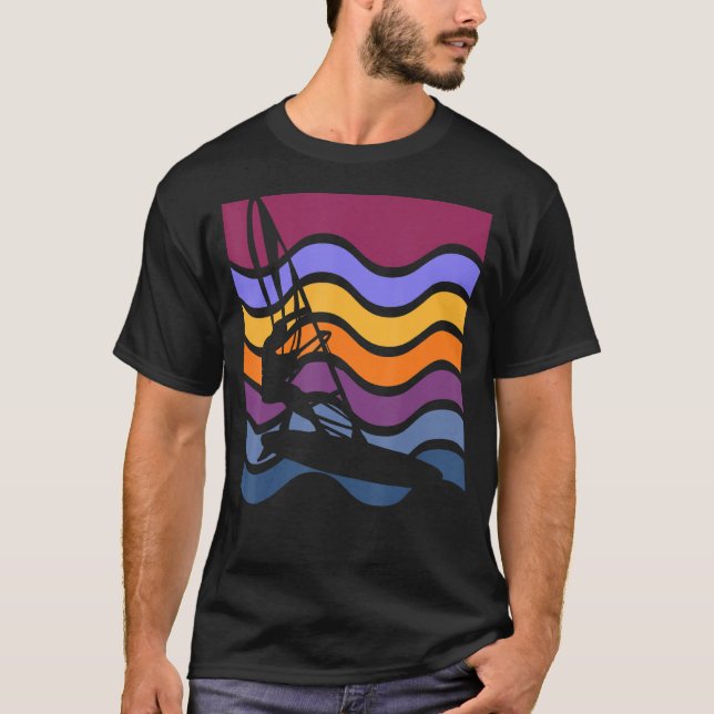 T-shirt Plage de surf Surf de surf Été Vagues océaniques 2 (Devant)