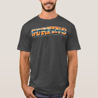 T-shirt Plage de surf Typographie estivale