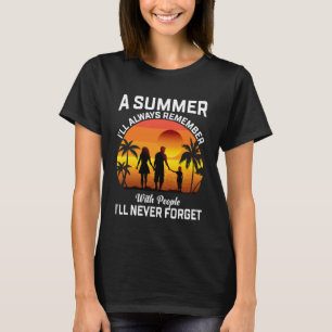 T-shirt Plage de surf vintage Retro Surfing Vacances été