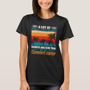 T-shirt Plage de surf vintage Retro Surfing Vacances été