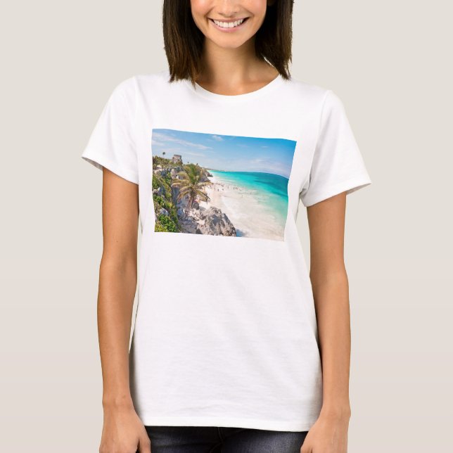 T-shirt Plage de Tulum (Devant)