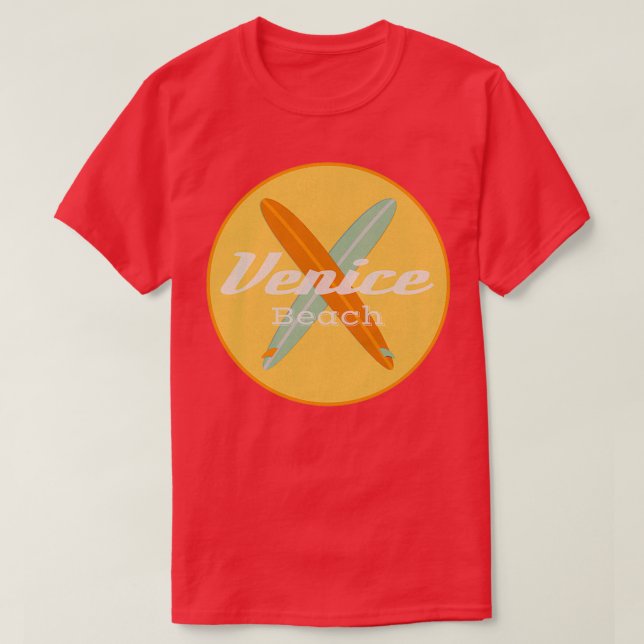 T-shirt Plage de Venice (Design devant)