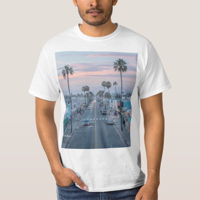 T-shirt Plage de Venise  (Devant)