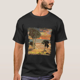 T-shirt Plage de Vero Palm Palm
