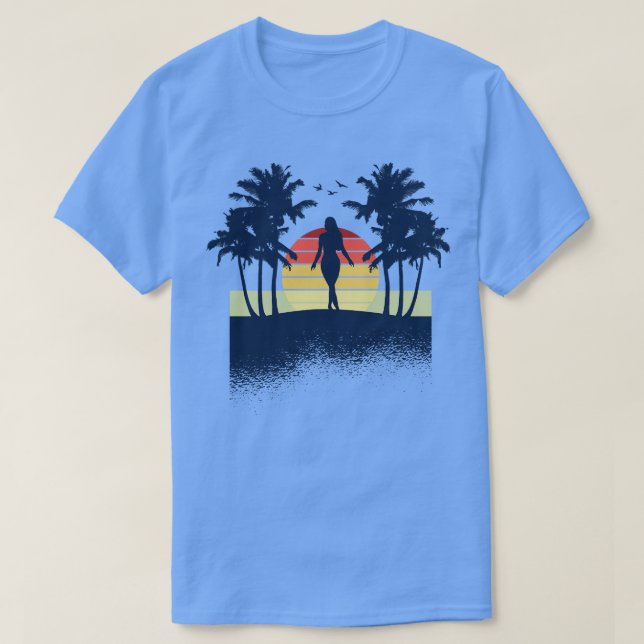T-shirt Plage de Vibes (Design devant)