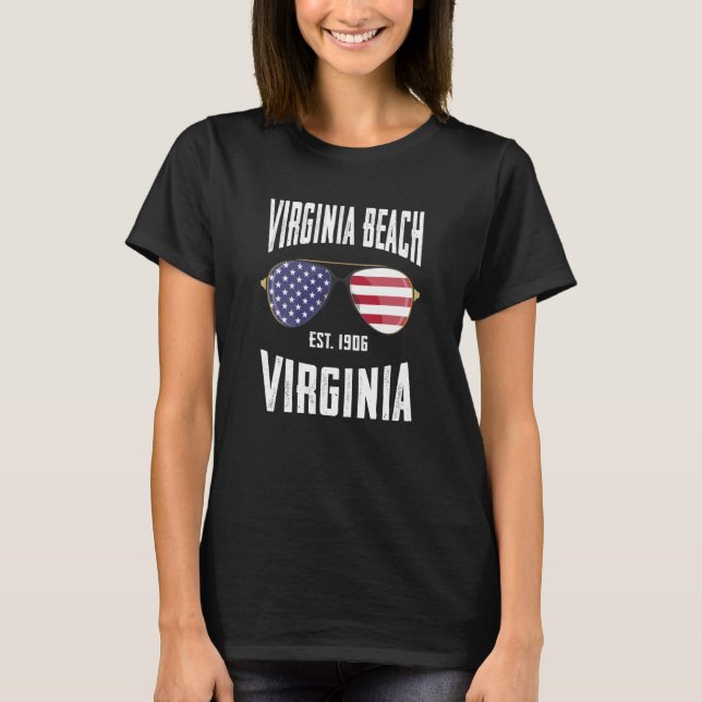 T-shirt Plage de Virginie (Devant)