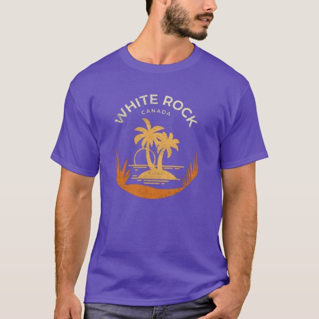 T-shirt Plage de White Rock Canada drôle (Devant)