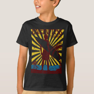 T-shirt Plage d'Encinitas Californie Surf Surf Océan Usa 