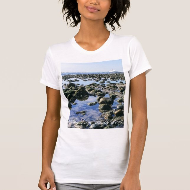 T-shirt Plage d'état de San Onofre de vieux hommes (Devant)